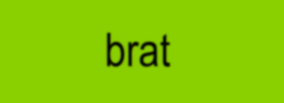 BRAT banner